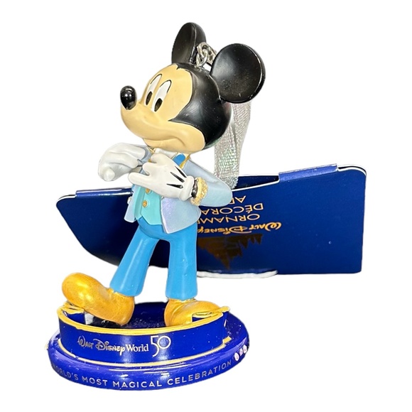 2021 Disney Walt Disney World 50th Anniversary Mickey Mouse Figural Ornament - Picture 2 of 2